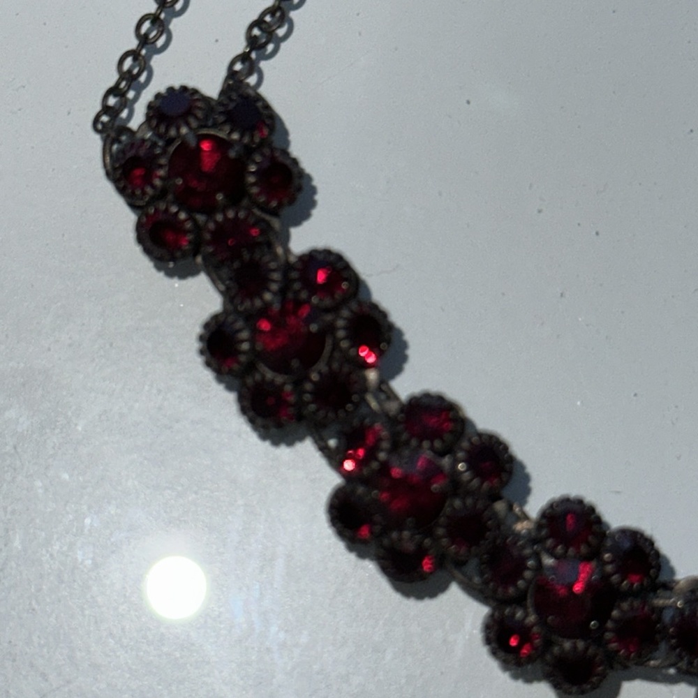 🌴Anna Bellagio Vintage 70’s Red Necklace/Choker